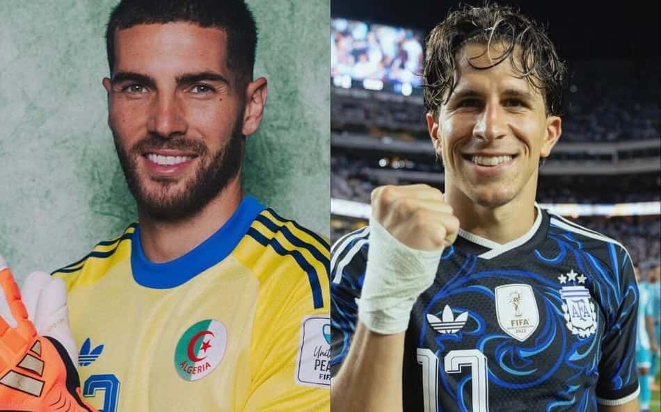 Filho de Zidane e filho de Simeone se enfrentam em Argentina x Argélia. (Reprodução/redes sociais)