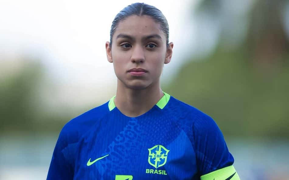 Sofia Couto, zagueira do Flamengo e da Seleção Brasileira sub-20. (CBF/Divulgação)