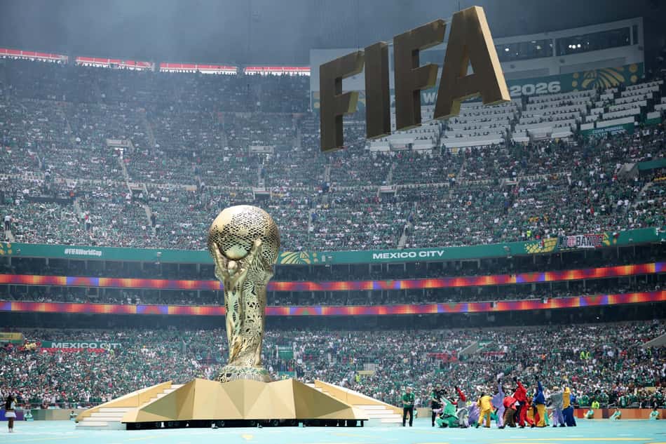 A abertura da Copa do Mundo de 2026 lotou o Estádio Azteca (Foto: Reprodução / X / Fifa)