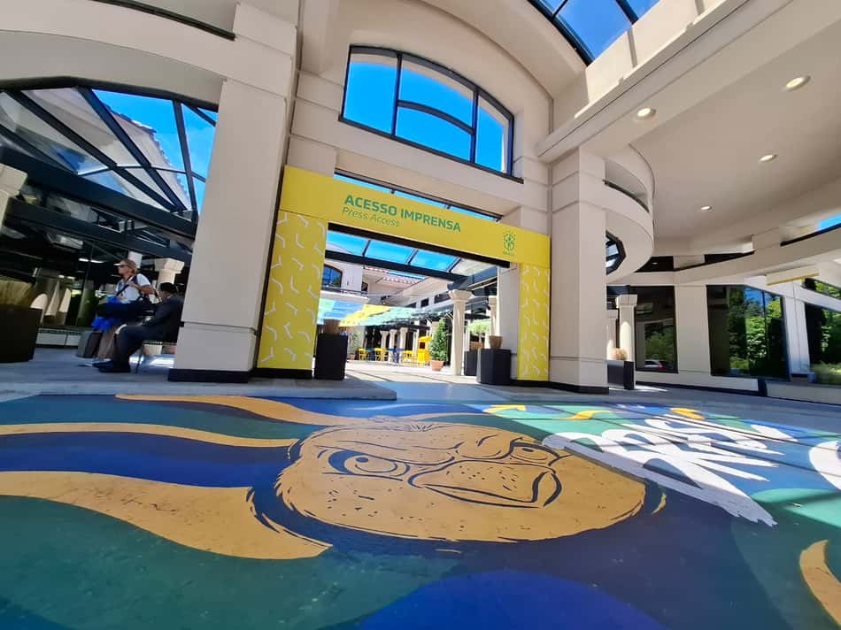 Hotel da Seleção Brasileira nos Estados Unidos (Foto: Márcio Dolzan/Lance!)