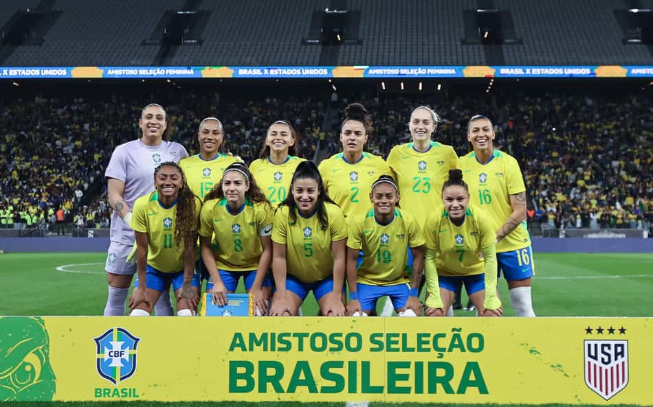 O Brasil venceu os Estados Unidos por 2 a 1 no último sábado (6), na Neo Química Arena. (Foto: Lívia Villas Boas/CBF)