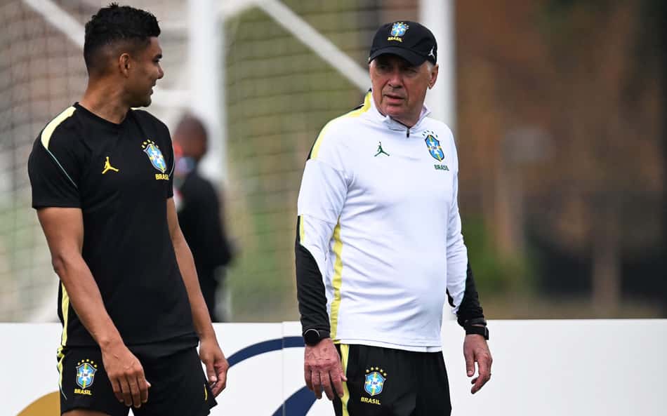Casemiro e Ancelotti