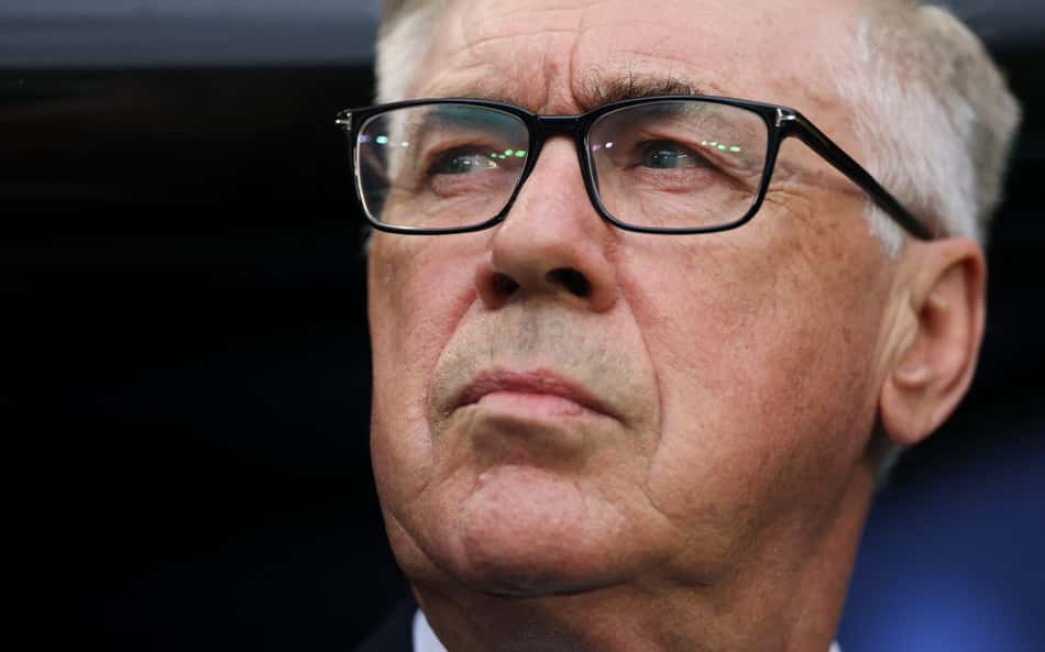 Carlo Ancelotti, técnico da Seleção Brasileira, durante Brasil x Escócia