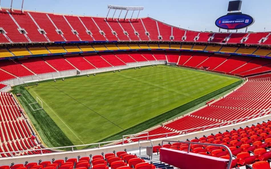 O Arrowhead Stadium é o estádio de Kansas City para a Copa do Mundo (Foto: @gehafield/Instagram)
