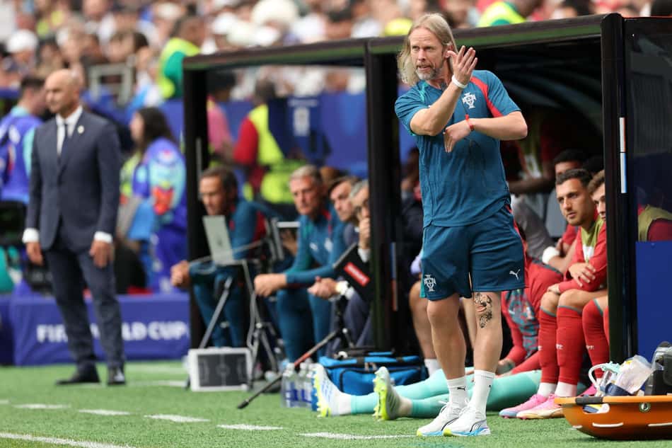 Austin, especialista em bolas paradas, ajudando a seleção portuguesa