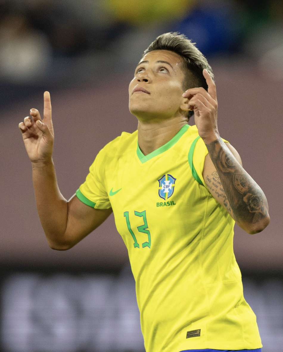 Bia Menezes na Seleção Brasileira. 