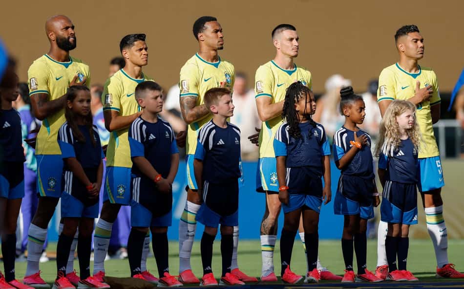 Jogo da Seleção Brasileira chegou a atrasar mais de quatro minutos para começar (Foto: Rafael Ribeiro / CBF)