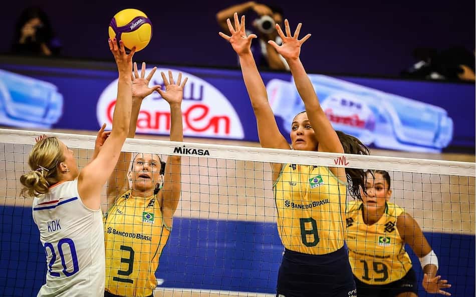 Veja os lances da vitória do Brasil sobre a República Dominicana na VNL