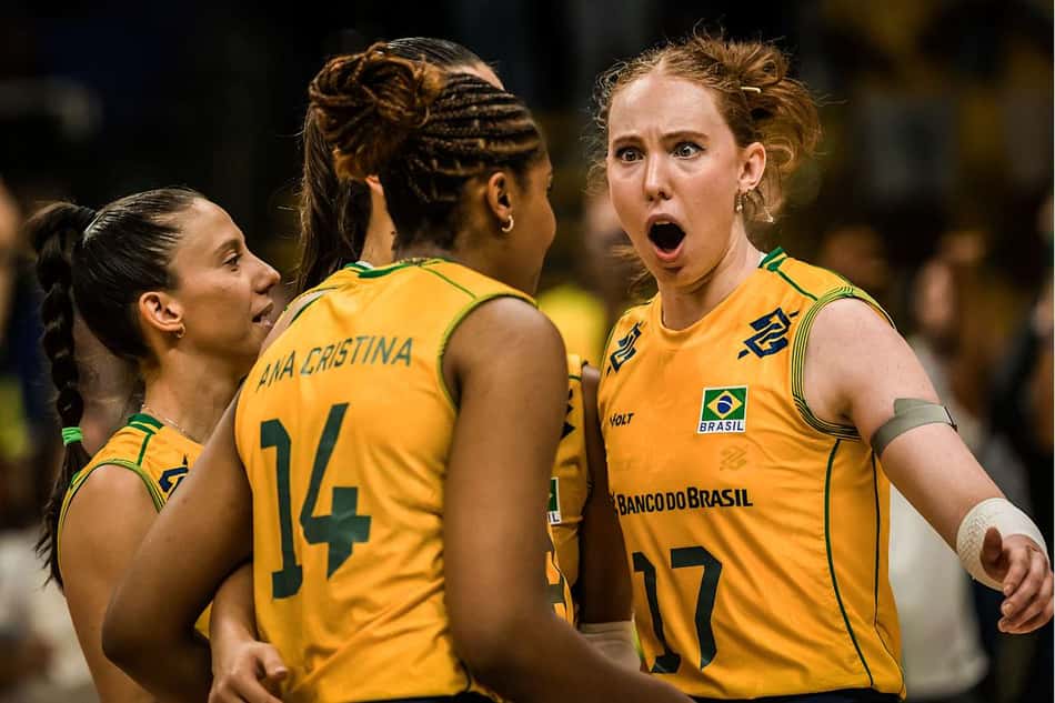 Seleção feminina segue com 100% de aproveitamento na VNL