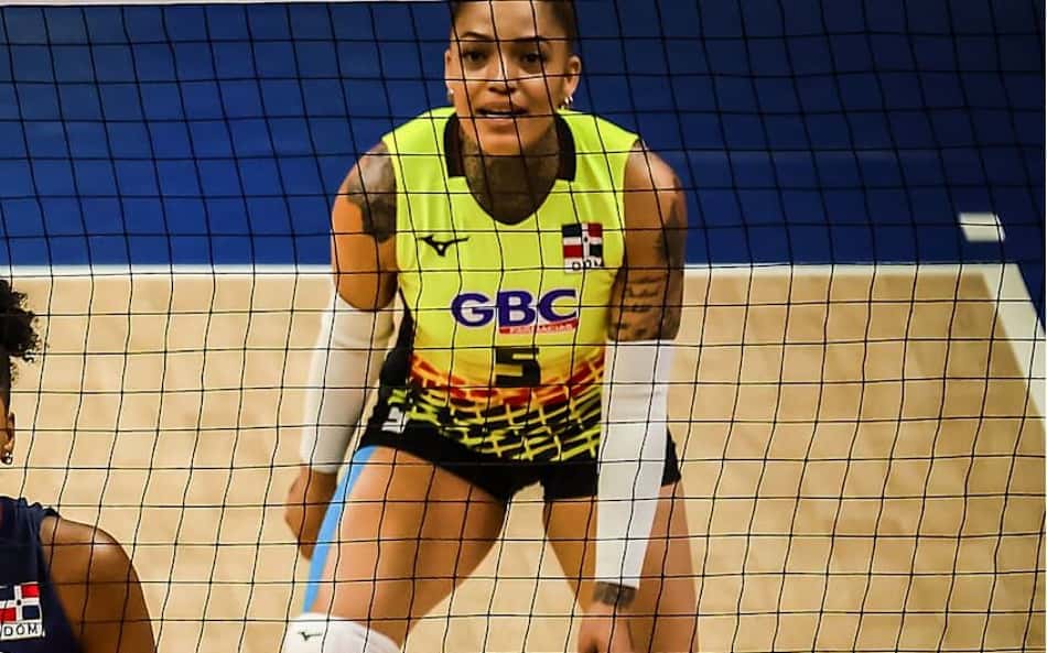 Brenda Castillo, líbero da República Dominicana (Foto: Volleyball World)