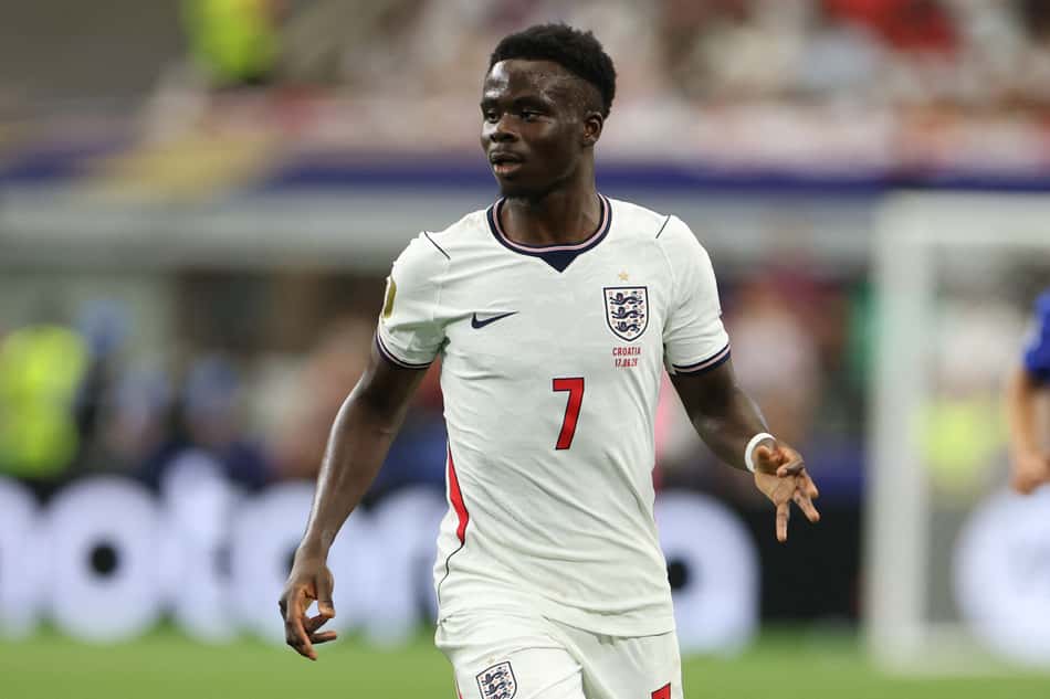 Bukayo Saka em Inglaterra 4x2 Croácia pela Copa do Mundo (Foto: Charlotte Wilson/Getty Images/AFP)Bukayo Saka em Inglaterra 4x2 Croácia pela Copa do Mundo (Foto: Charlotte Wilson/Getty Images/AFP)