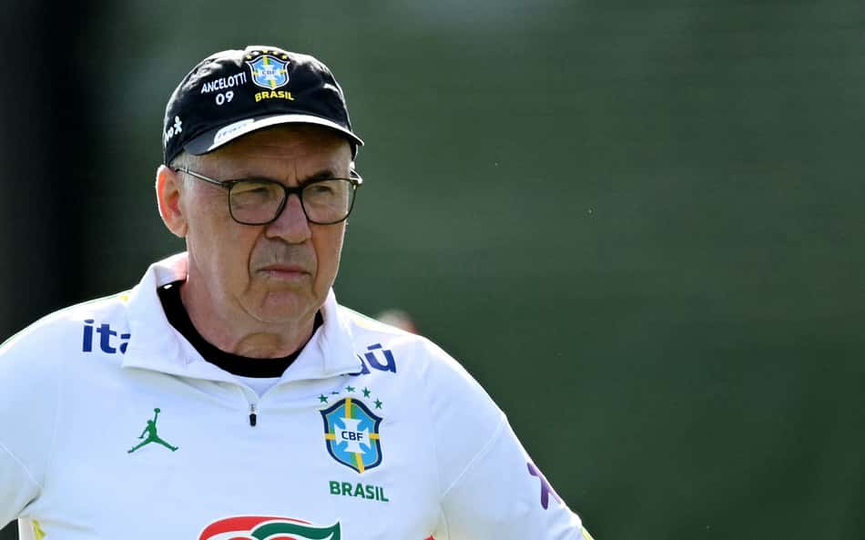 Carlo Ancelotti, técnico da Seleção Brasileira
