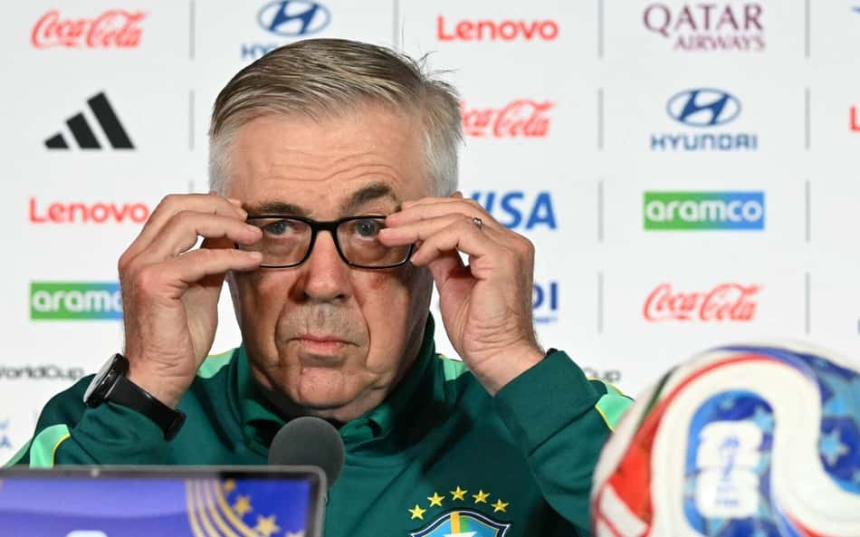 Ancelotti descarta problema com horário em Brasil x Japão: 'Não vamos sofrer'