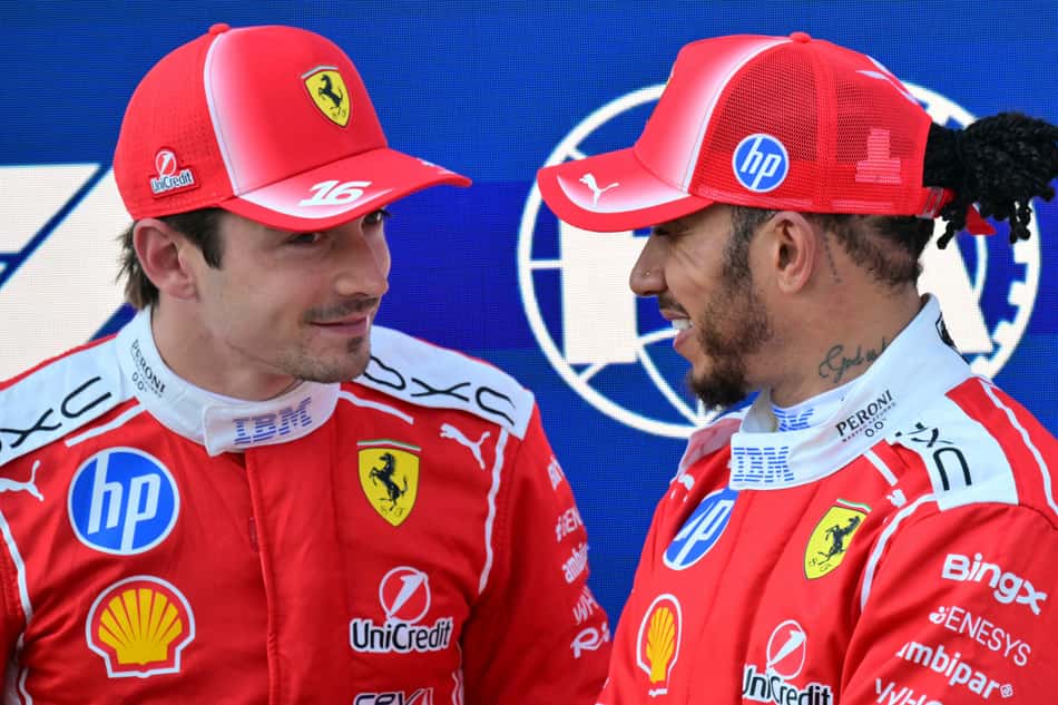 Charles Leclerc e Lewis Hamilton no GP da Áustria pela F1 2026