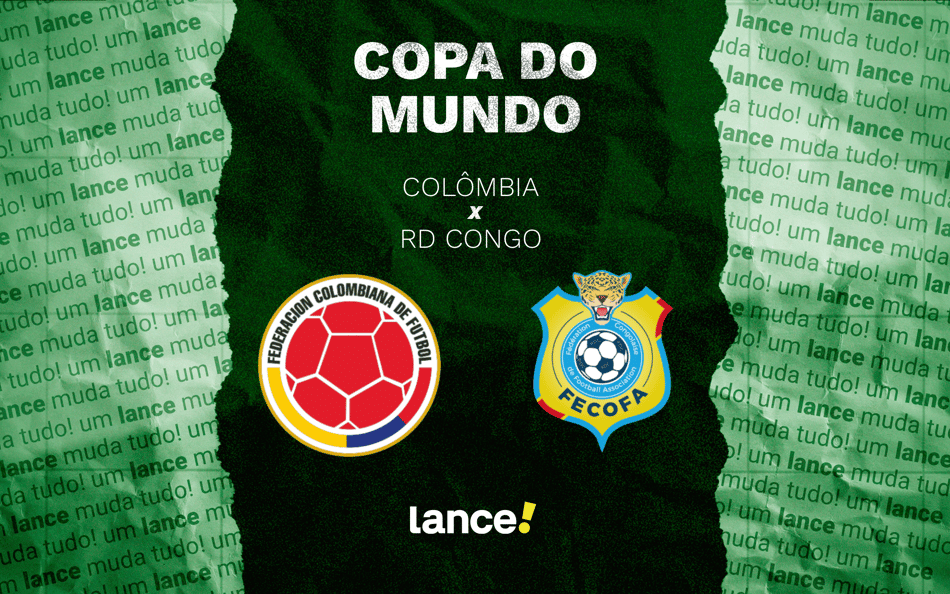 Colômbia x RD Congo: onde assistir ao jogo da Copa do Mundo