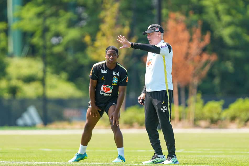Após empréstimo breve, Endrick retorna ao Real Madrid no fim de julho (Foto: Rafael Ribeiro/CBF)