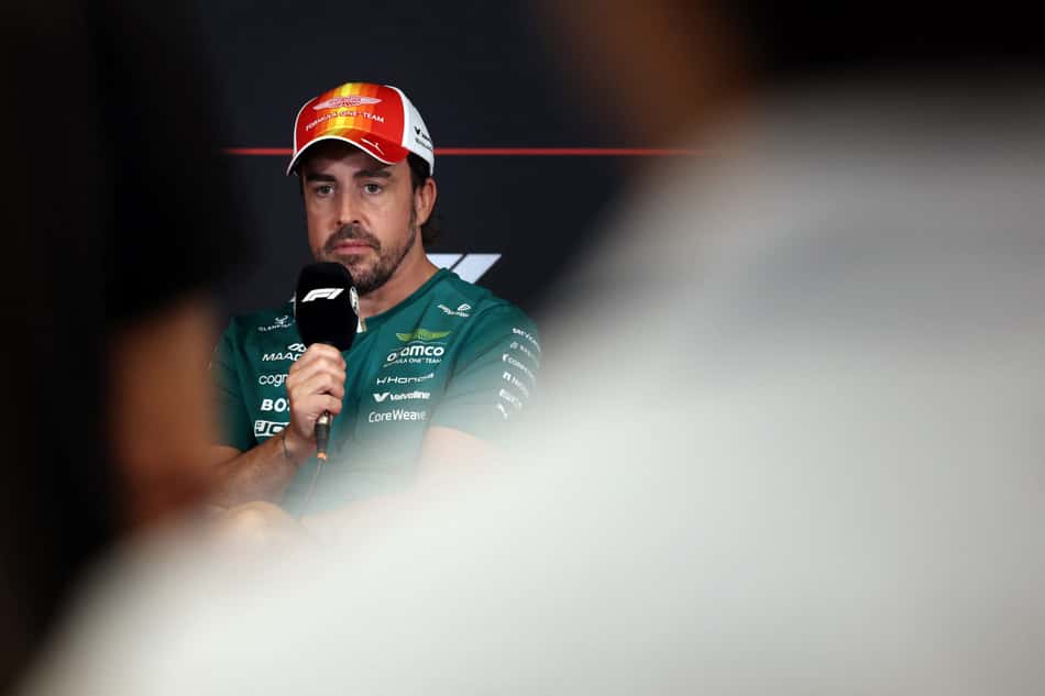 Fernando Alonso no GP de Barcelona pela F1 2026 (Foto: Lluis GENE / AFP)