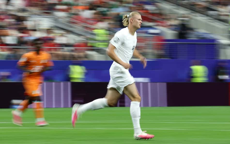 Haaland tenta manter média de gols para fazer história com a Noruega na Copa
