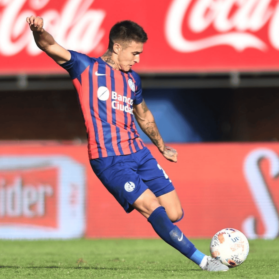 Gabriel Rojas pelo San Lorenzo (Foto: Reprodução)