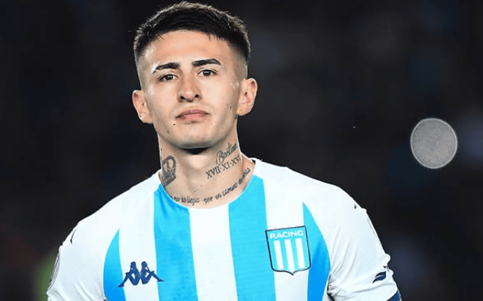 Gabriel Rojas pelo Racing (Foto: Reprodução)