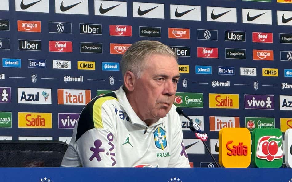 Ancelotti destaca desafio do hexa e exalta mistura ítalo-brasileira