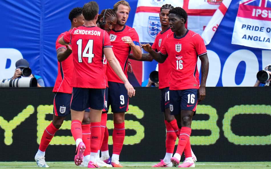 Com gol de Kane, a Inglaterra venceu a Nova Zelândia em amistoso antes da Copa do Mundo (Foto: Rich Storry/Getty Images/AFP)
