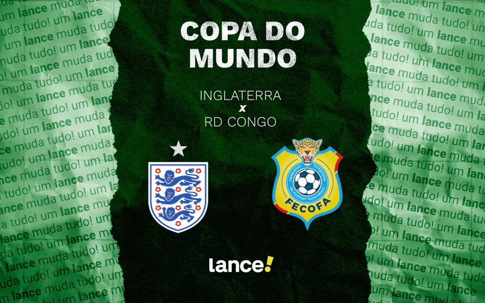 Inglaterra x RD Congo: onde assistir ao jogo da Copa do Mundo