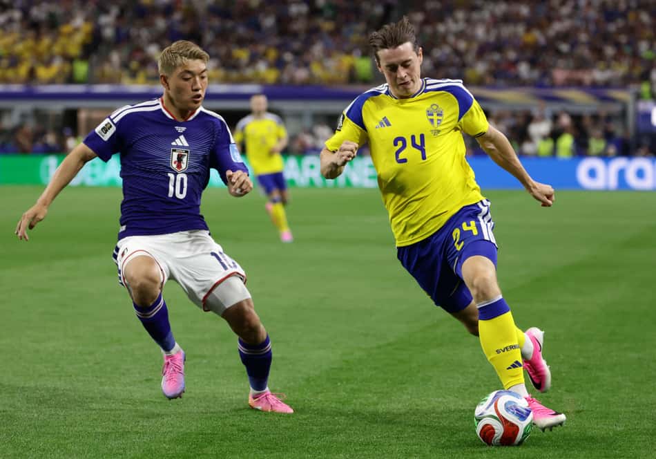 Japão x Suécia pela Copa do Mundo