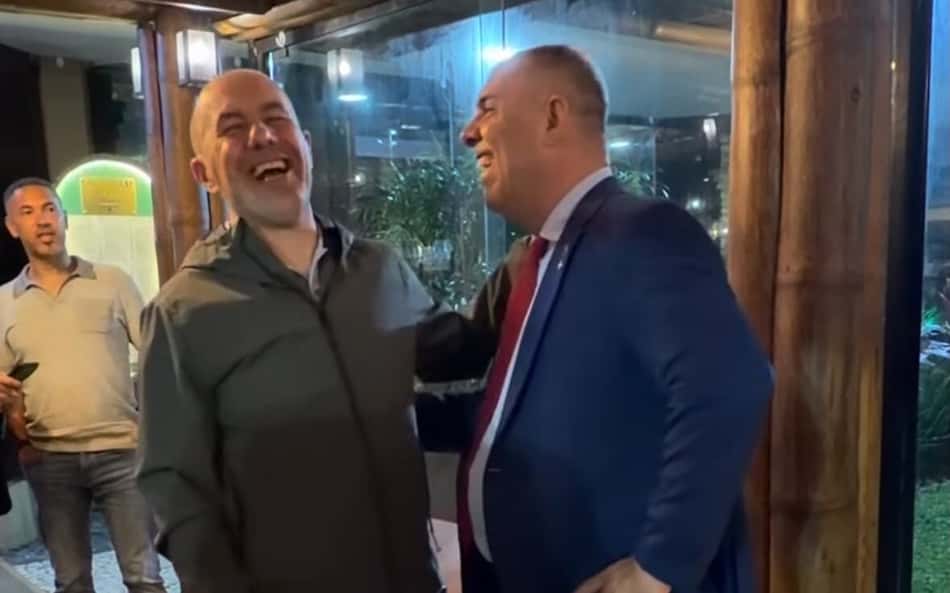 Marcos Braz publica encontro com Leonardo Jardim, técnico do Flamengo, no Rio