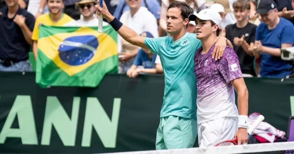 Daniel Altmaier e João Fonseca disputam o torneio de duplas no ATP 500 de Halle