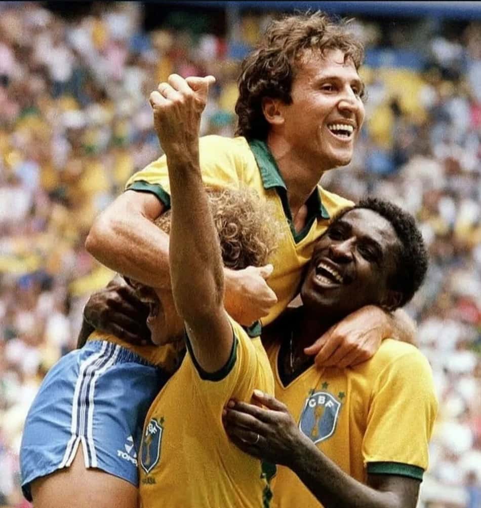 Josimar ao lado de Zico (Foto: Arquivo pessoal)