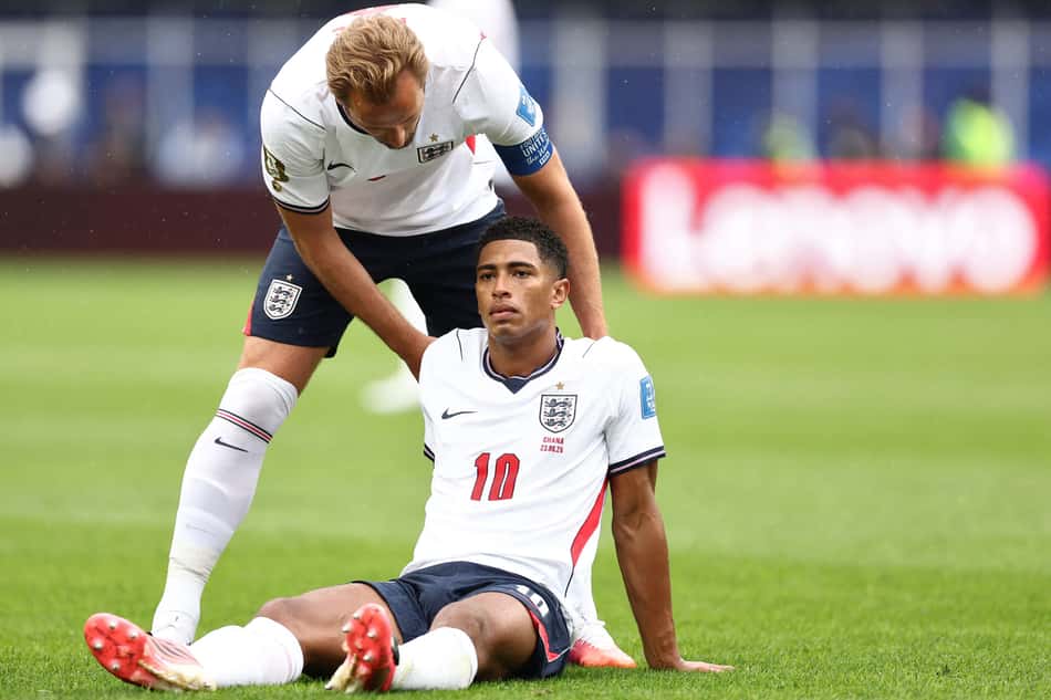 Jude Bellingham lamenta empate da Inglaterra contra Gana na Copa do Mundo