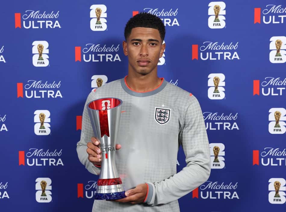 Jude Bellingham venceu o prêmio de melhor jogador da partida entre Inglaterra x Gana pela Copa do Mundo