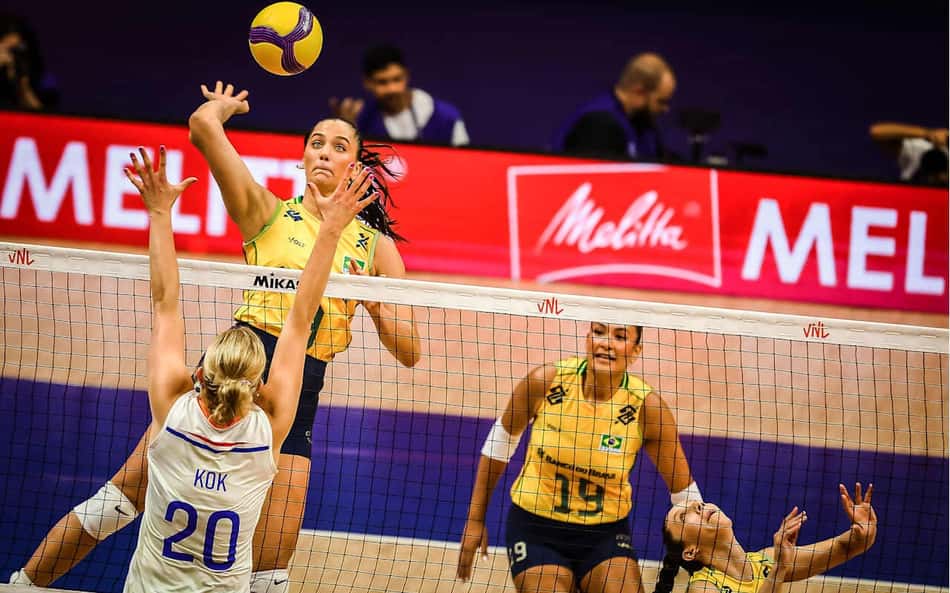 Veja os lances da vitória do Brasil na estreia da Liga das Nações de Vôlei Feminino