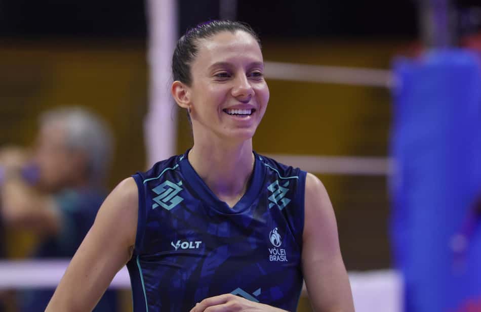 Macris na preparação do Brasil para a VNL (Foto: Divulgação/ CBV)
