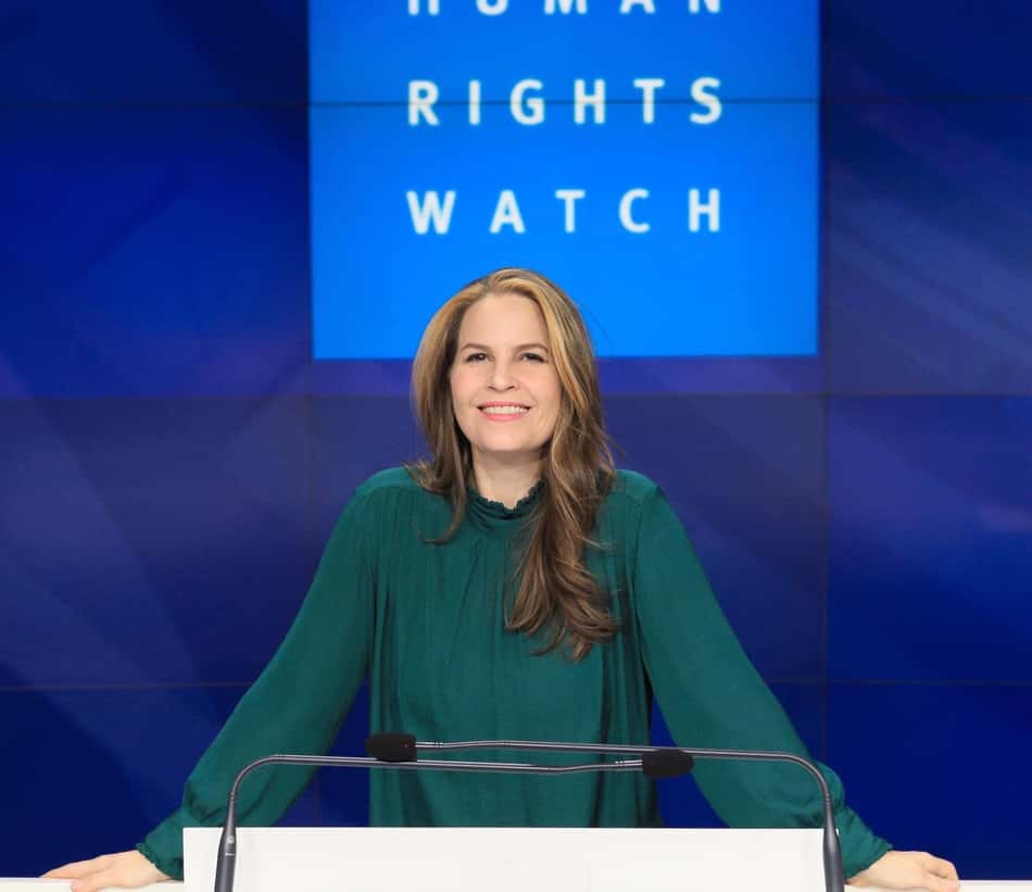 Minky Worden, diretora de inciativas globais da Human Rights Watch (Foto: Divulgação)