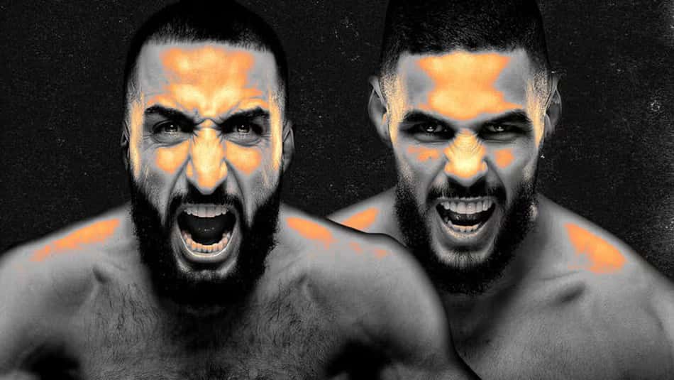 Card oficial do UFC Vegas 118, com Belal Muhammad e Gabriel "Marretinha" Bonfim (Foto: Divulgação)