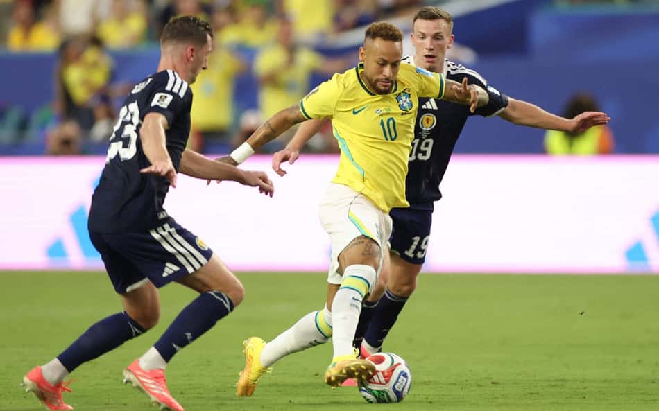 Neymar volta à Seleção no jogo entre Brasil x Escócia pela Copa do Mundo