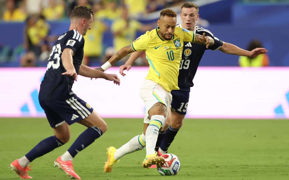 Neymar volta à Seleção no jogo entre Brasil x Escócia pela Copa do Mundo