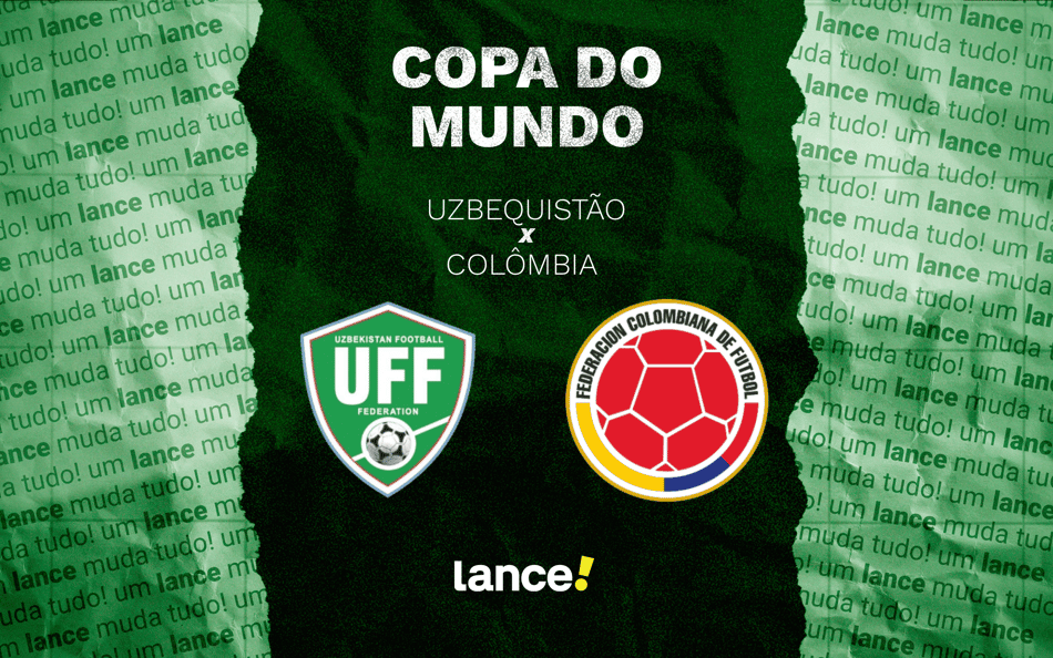 As equipes se enfrentam pela 1° rodada da Copa do Mundo (Foto: Arte/Lance!)