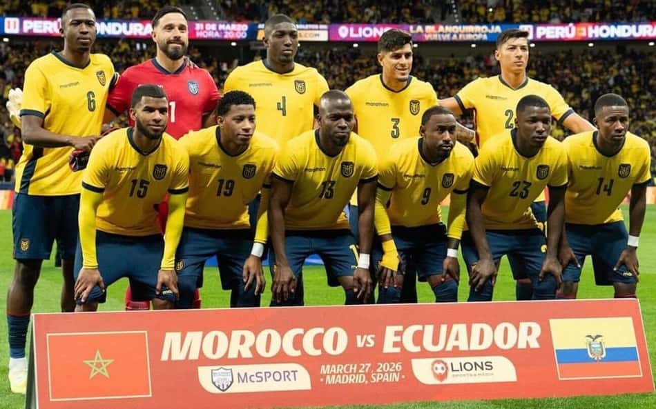 Seleção equatoriana na Data Fifa (Foto: Divulgação/Equador)
