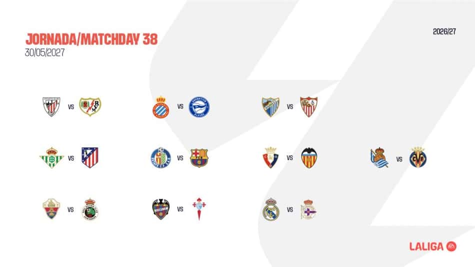 rodada final LALIGA divulgação