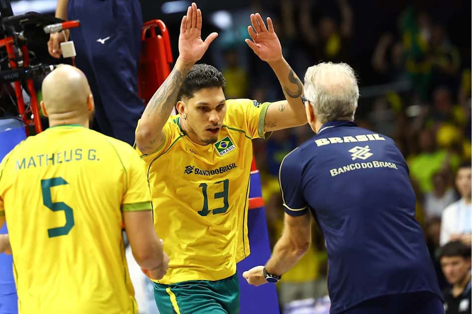 Seleção Brasileira masculina de vôlei na semana 1 da VNL 2026