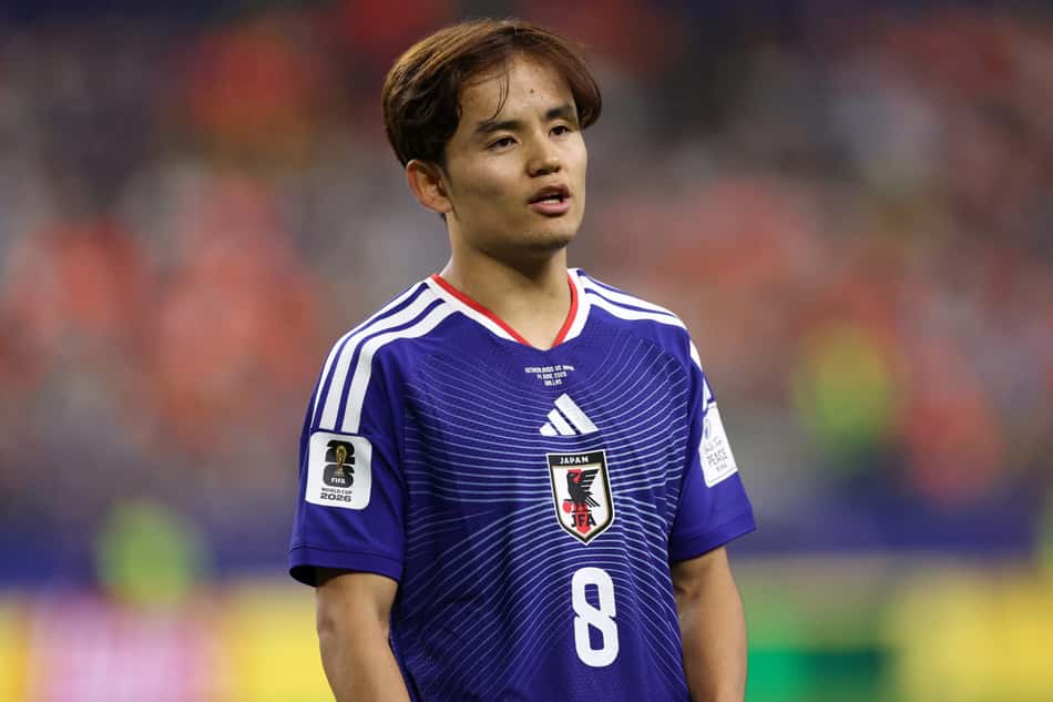 Kubo atuando pelo Japão