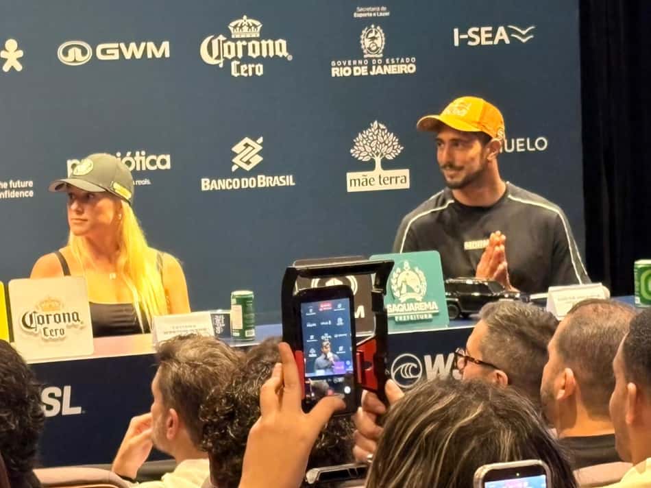 Tati Weston-Webb e Lucas Chubo receberam wild card para etapa de Saquarema