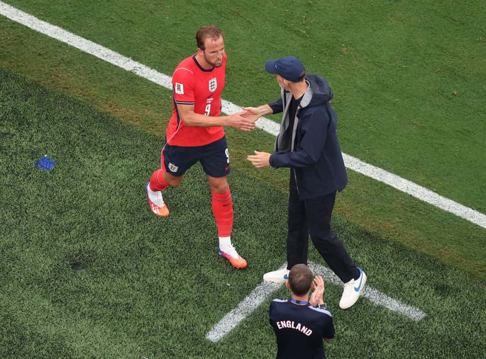 Harry Kane e Thomas Tuchel em Panamá 0x2 Inglaterra pela Copa do Mundo de 2026
