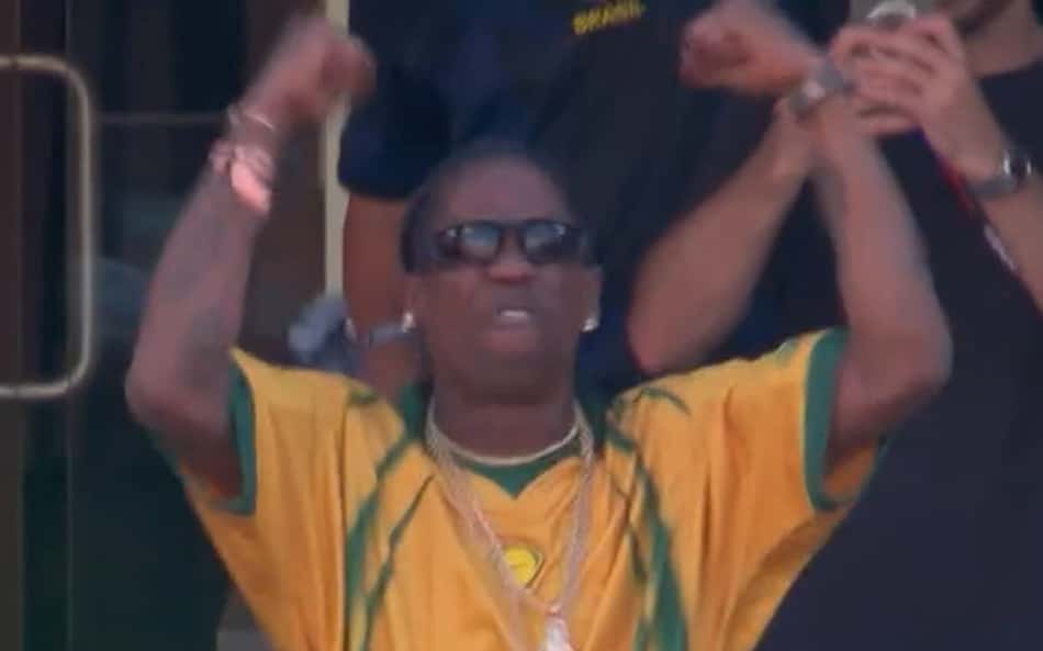 Travis Scott, Anitta e Tom Brady: veja famosos que assistiram à estreia do Brasil na Copa