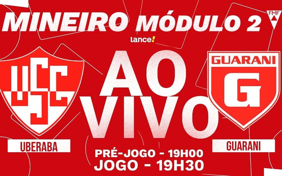 AO VIVO: Assista a Uberaba x Guarani, pelo Módulo II do Mineiro, no Lance!TV