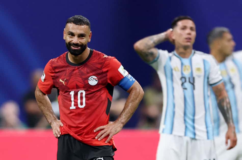 Egito perdeu de virada por 3 a 2 para a Argentina, em Atlanta. (Foto: Reuters/Folhapress)