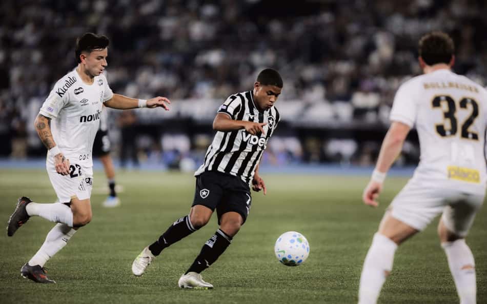 Dê suas notas: Botafogo marca no fim e vence o Santos no Brasileirão